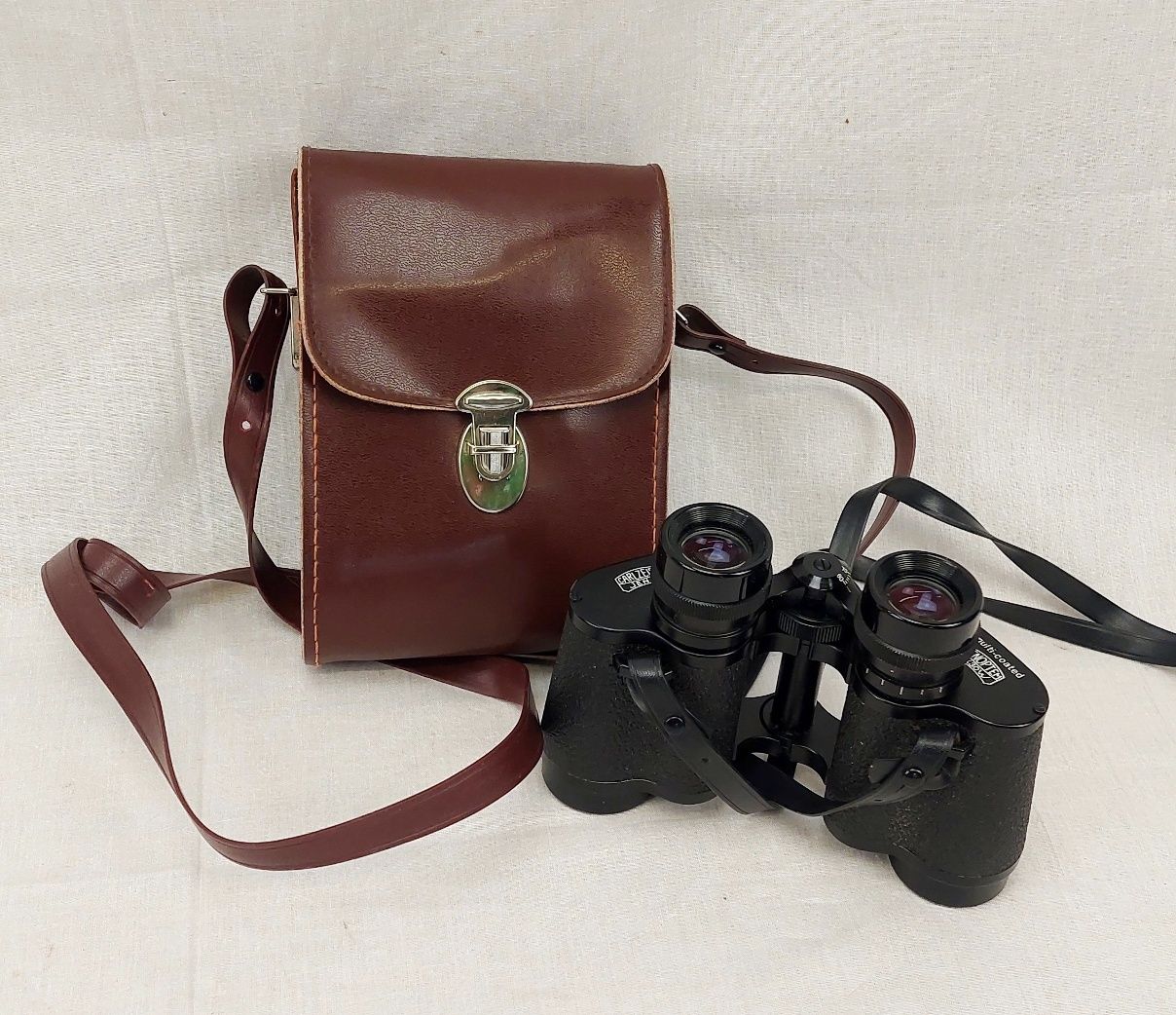 Cased Vintage Carl Zeiss Jena Jenoptem 8x30W Binoculars