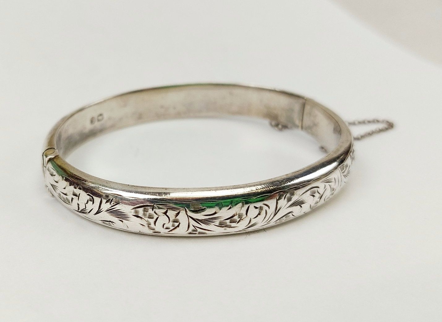 Chester 1955 Sterling Silver Bangle - Image 3
