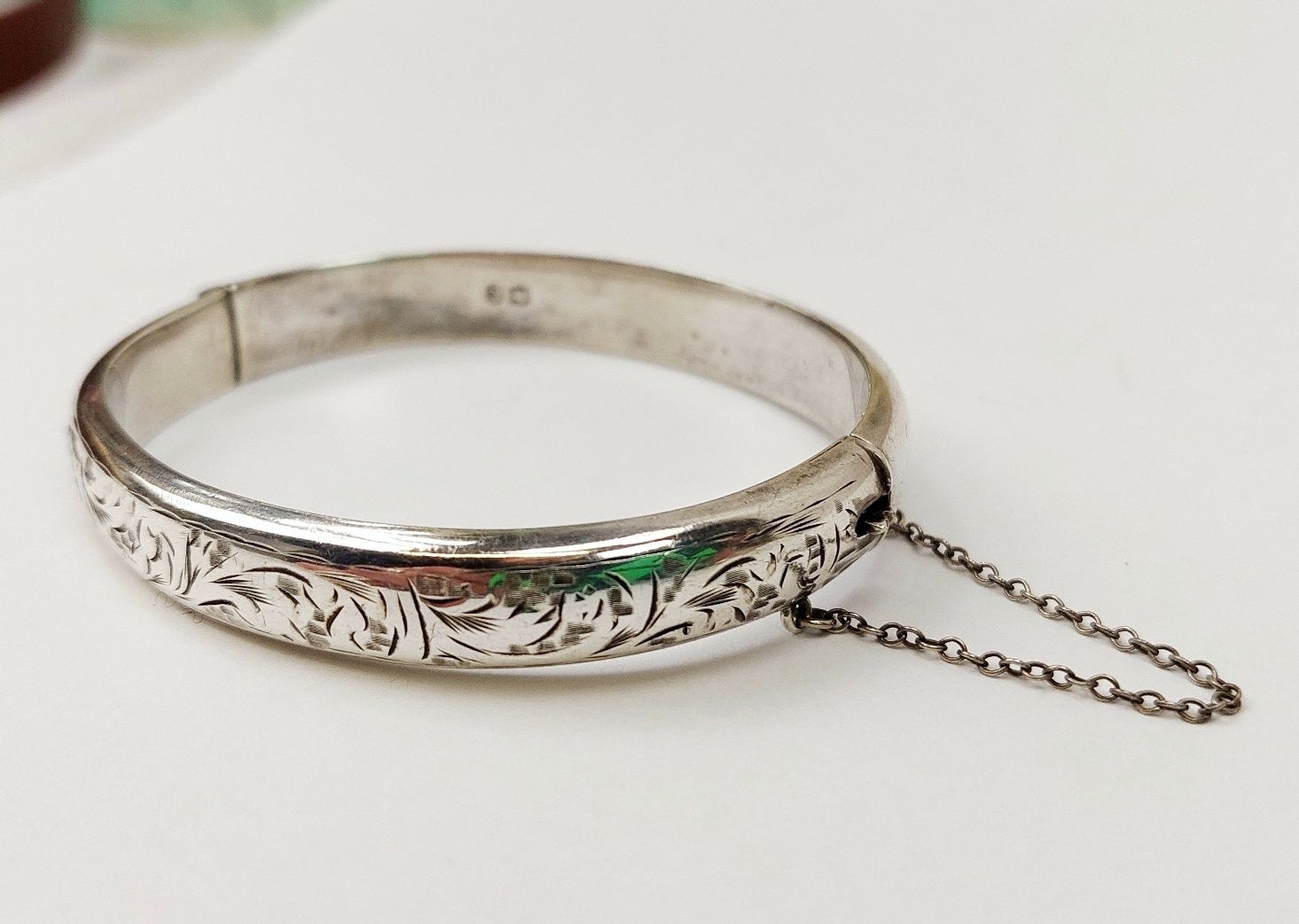 Chester 1955 Sterling Silver Bangle - Image 5