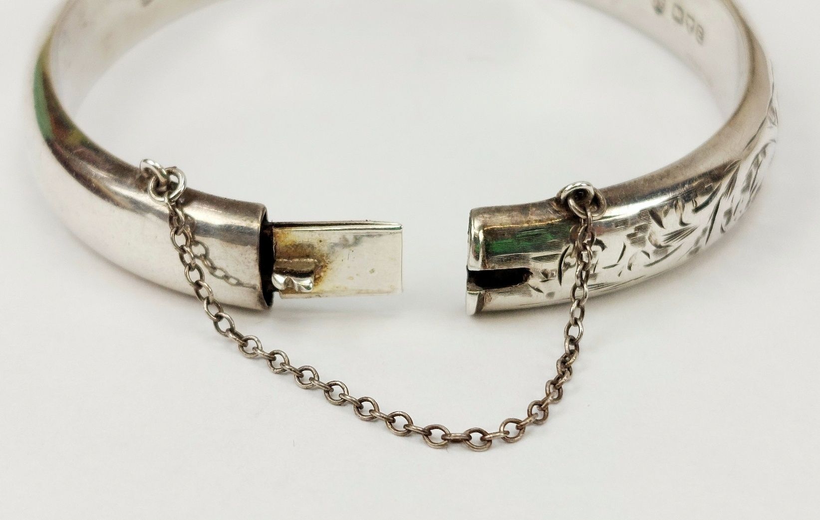 Chester 1955 Sterling Silver Bangle - Image 7
