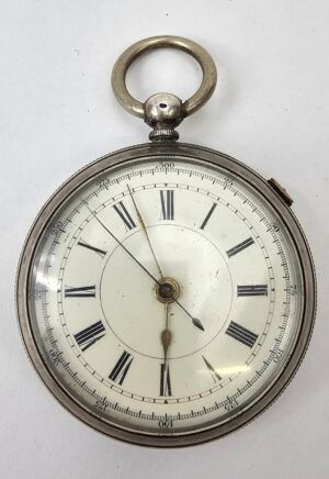 Circa 1900 800 Silver Pocket Watch