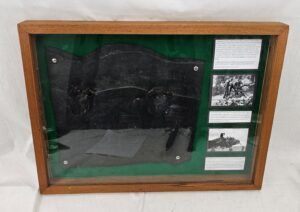 Framed WW2 German Section Of A Boat From A Junkers JU 88 Of Stab.11./KG54
