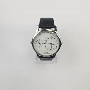 Gents TCM Dual Time Stainless Steel Quartz Watch