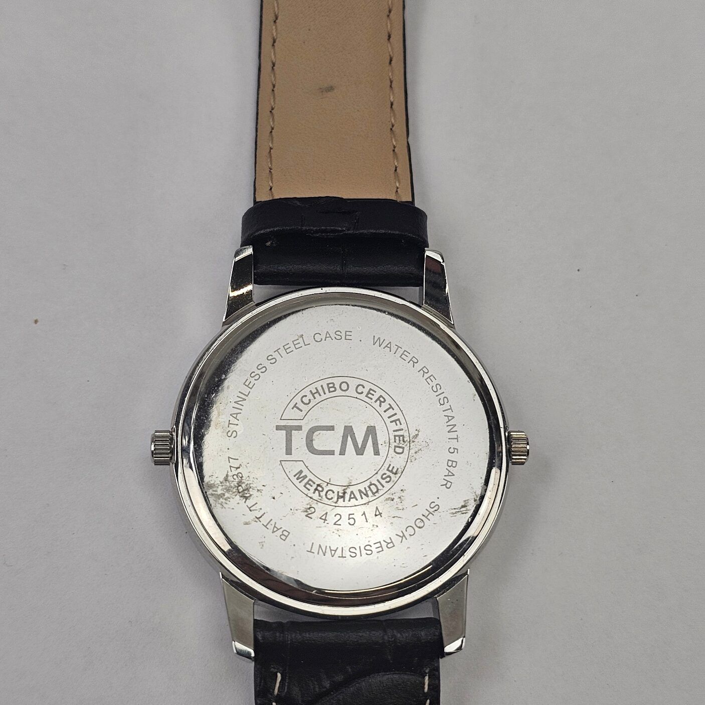 Gents TCM Dual Time Stainless Steel Quartz Watch - Image 6