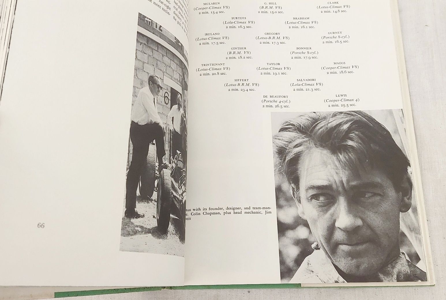 Grand Prix World Championship 1962 Hardback Book By Louis T Stanley - Image 3
