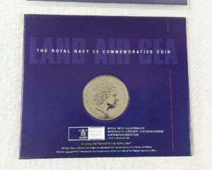 Royal Navy Commemorative Five Pound Coin