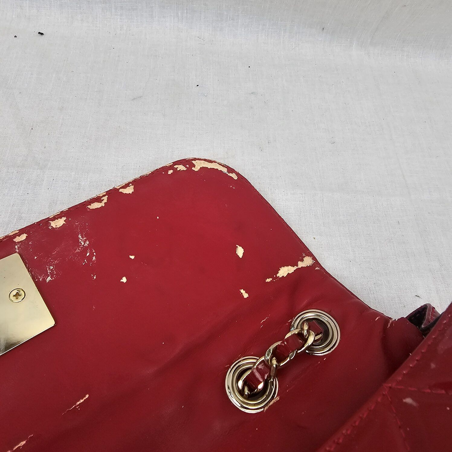 Russell And Bromley Ladies Red Handbag - Image 7