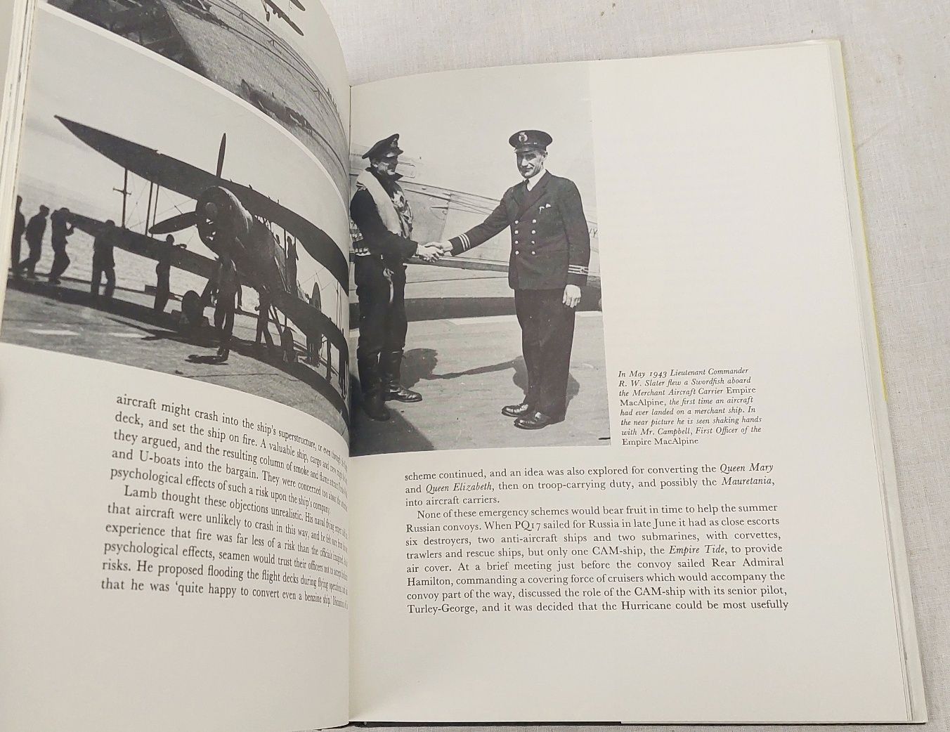 The Catafighters And Merchant Aircraft Carriers By Kenneth Poolman Hardback Book - Image 2