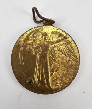 WW1 Victory Medal Private F Cotton A.S.E