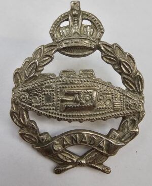 WW2 Canadian Tank Corps Cap Badge
