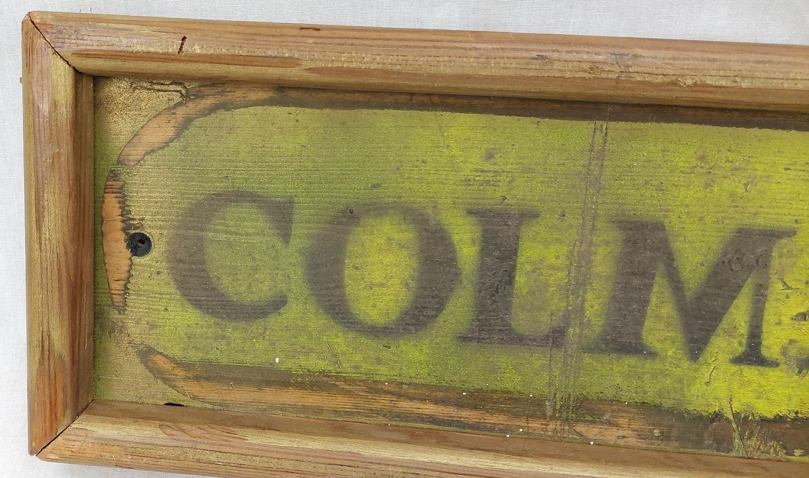 Wooden Vintage Colmans Mustard Advertising Sign - Image 2