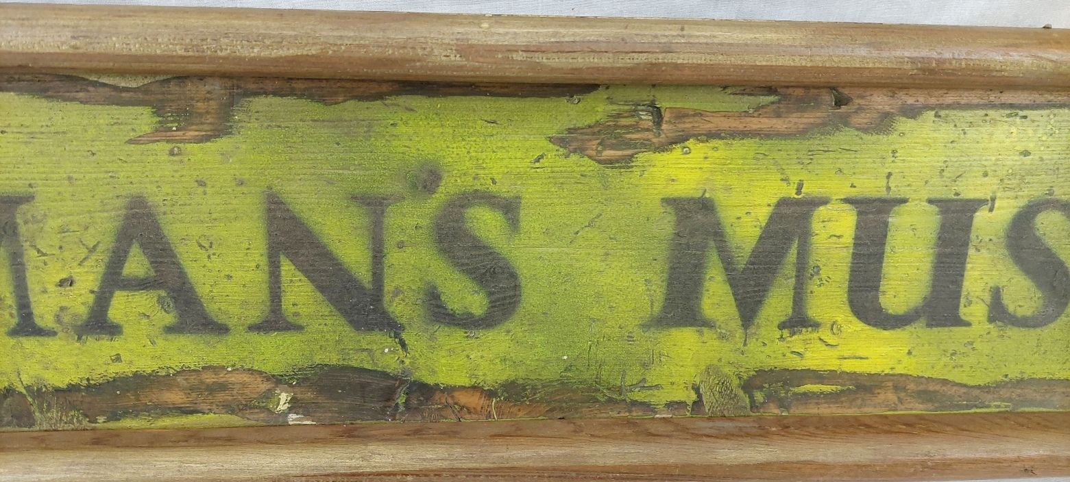 Wooden Vintage Colmans Mustard Advertising Sign - Image 4