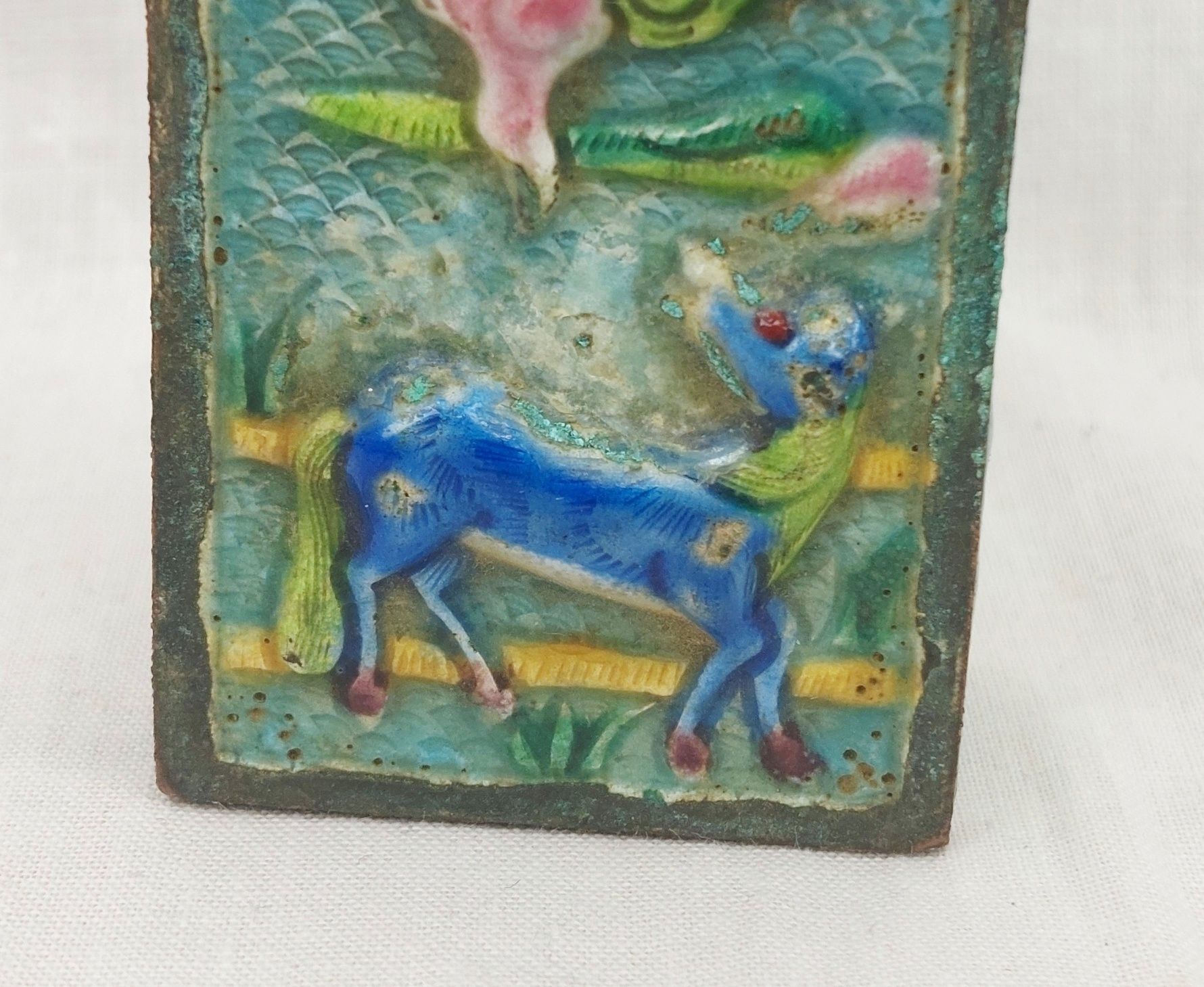 c1900 Chinese Enamelled Matchbox Cover - Image 6