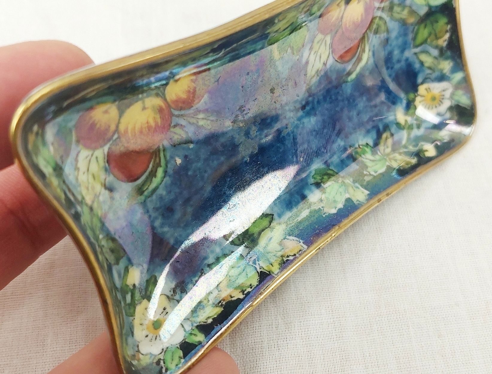 c1930 Royal Winton Grimwades Lustre Miniature Pin Dish - Image 7