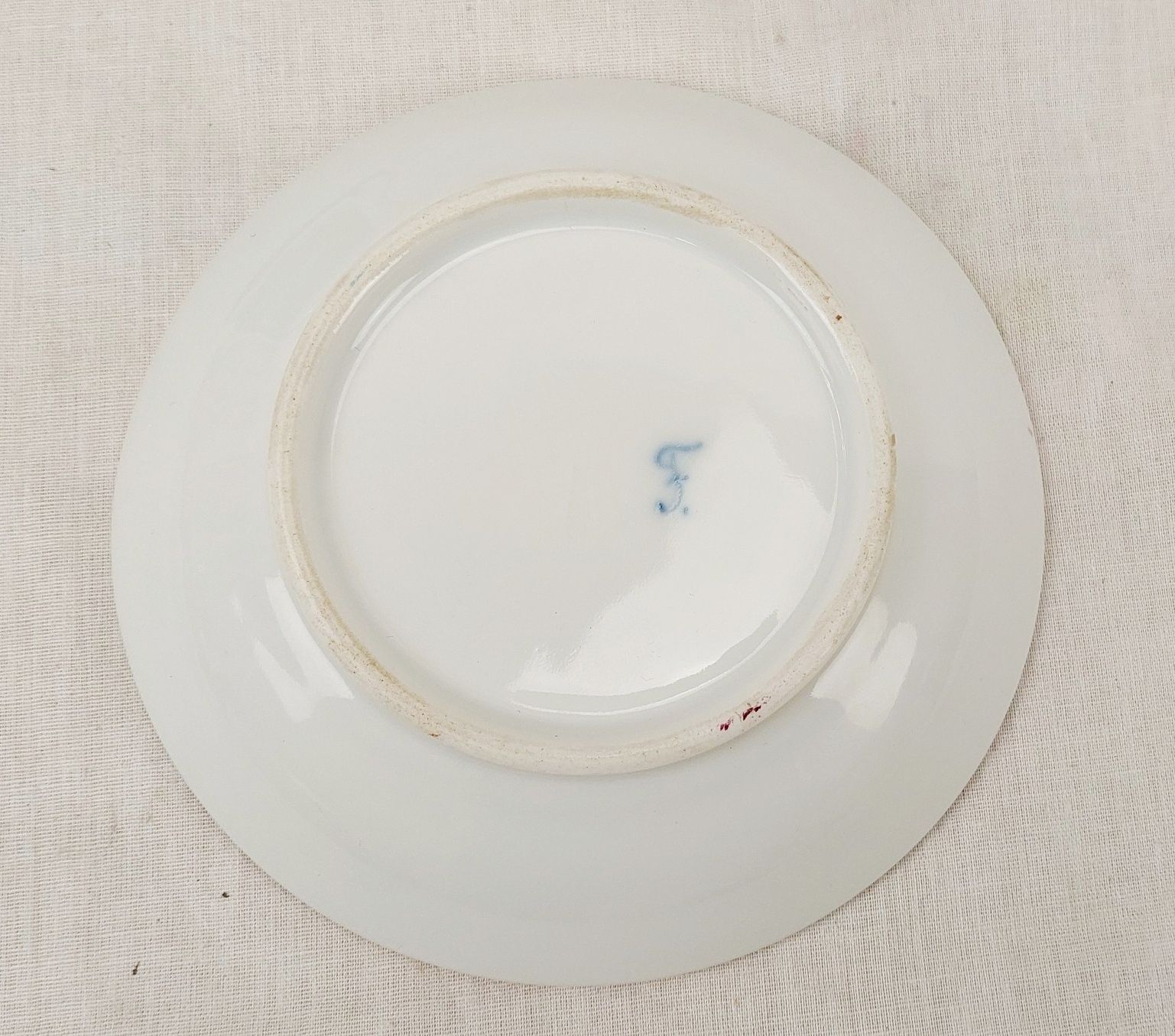 1840-1865 Furstenberg Porcelain Hand Painted Demitasse Coffee Cup And Saucer - Image 8