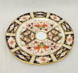 1913 Crown Derby Imari Pattern Sandwich Plate