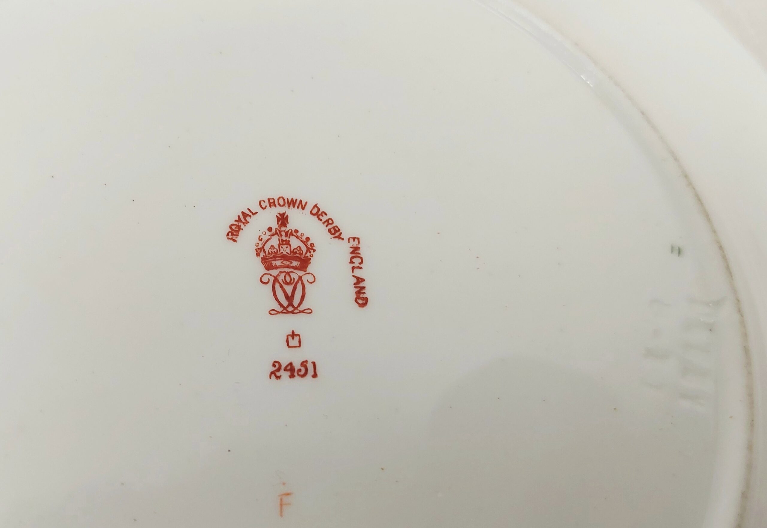 1913 Crown Derby Imari Pattern Sandwich Plate - Image 2