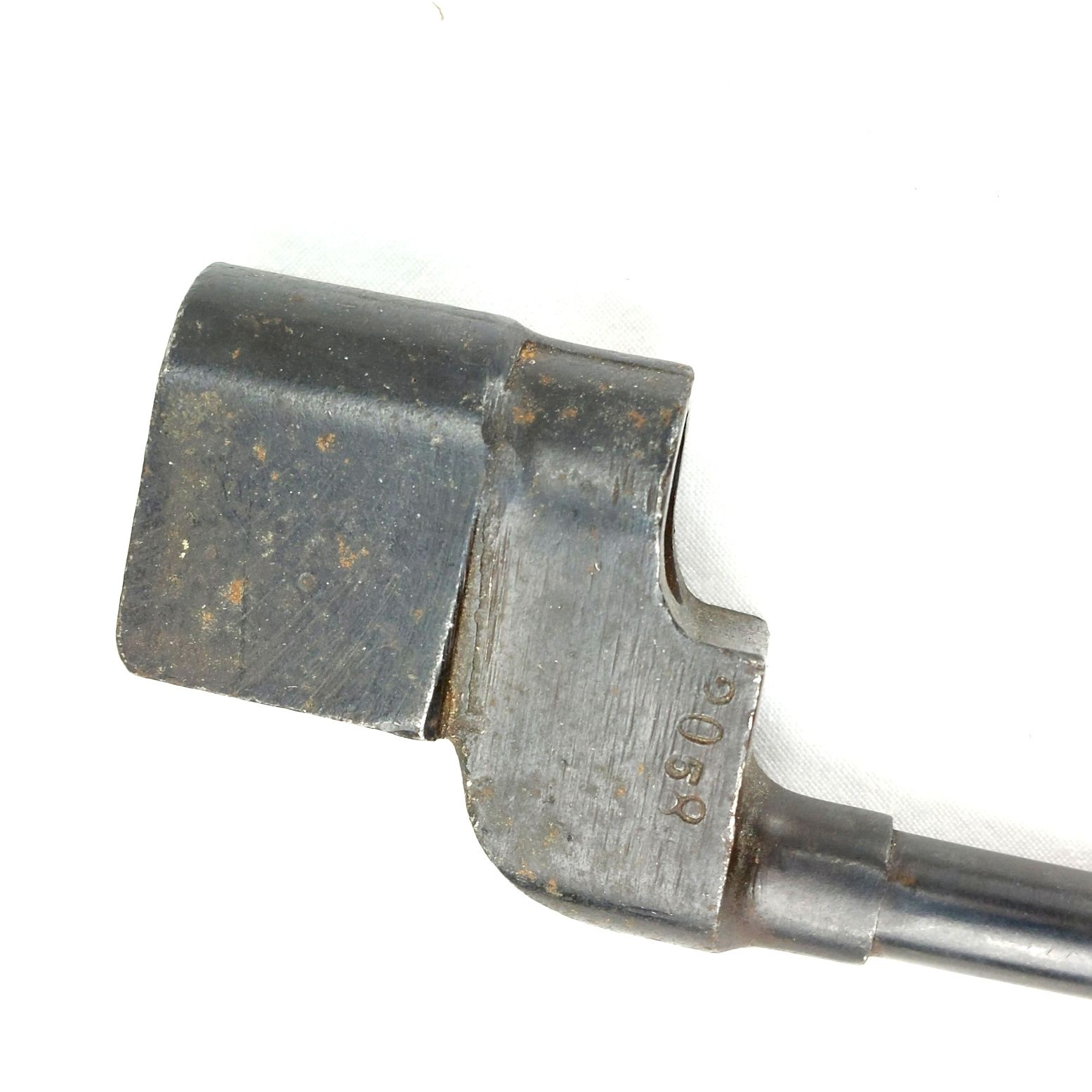 British, WW2, No. 4 Mk. II* Spike Bayonet and No. 4 Mk I Scabbard and Frog, Made by PSK (Prince-Smith & Stells, Keighly, Yorkshire) - Image 6
