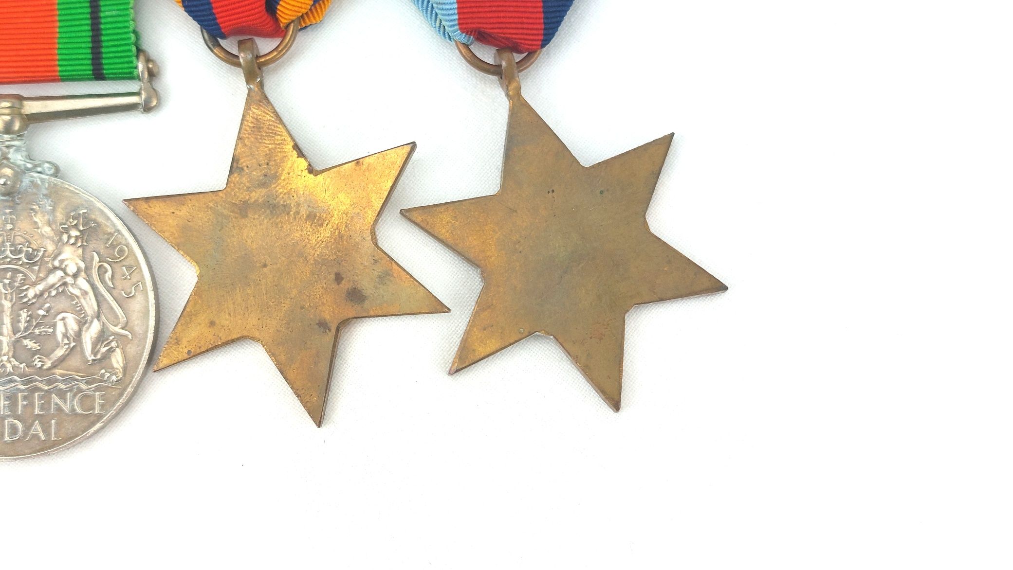 British, WW2, 1939–1945, Burma Campaign Medal Group (1939–45 Star, Burma Star, Defence Medal, War Medal), Mounted for Wear - Image 8
