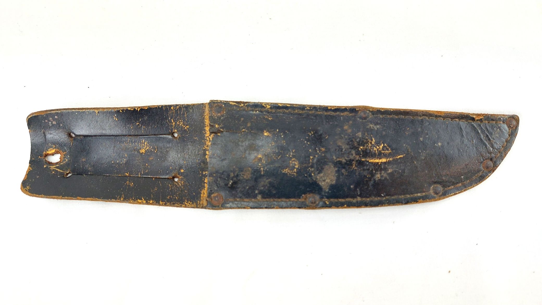 British, Mid-20th Century, Sheffield Bowie Hunting–Fighting Knife, with Original Leather Sheath - Image 17