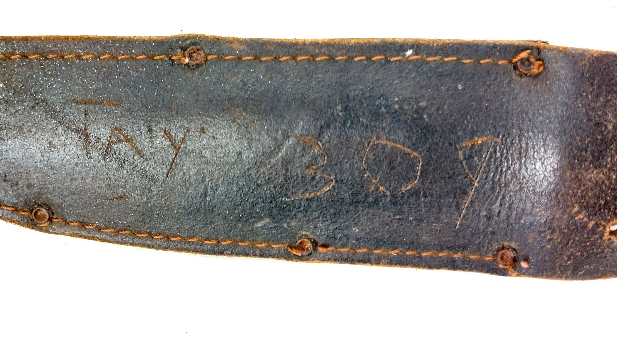 British, Mid-20th Century, Sheffield Bowie Hunting–Fighting Knife, with Original Leather Sheath - Image 20