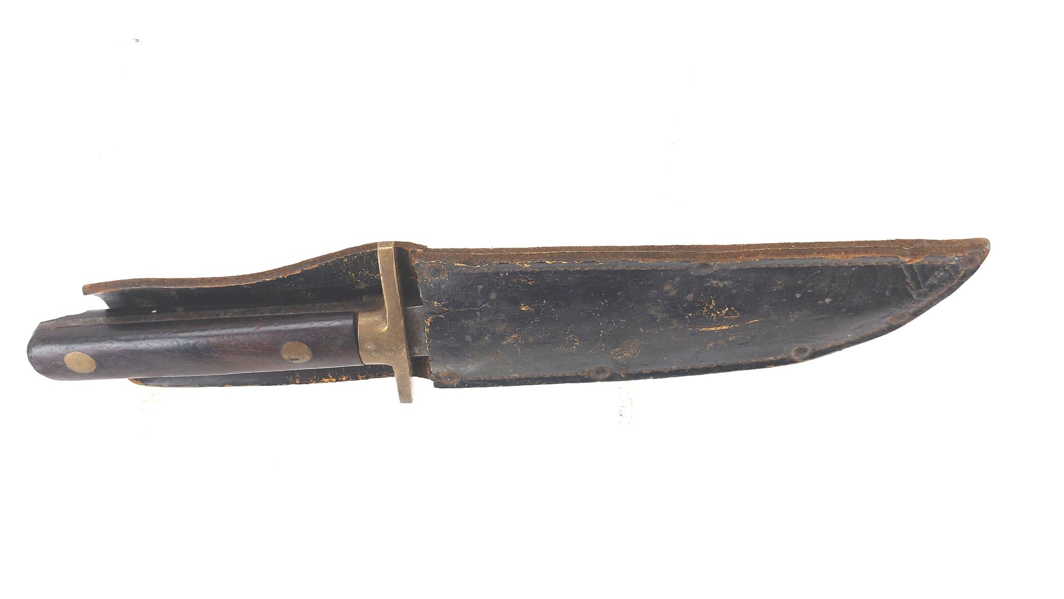 British, Mid-20th Century, Sheffield Bowie Hunting–Fighting Knife, with Original Leather Sheath - Image 22