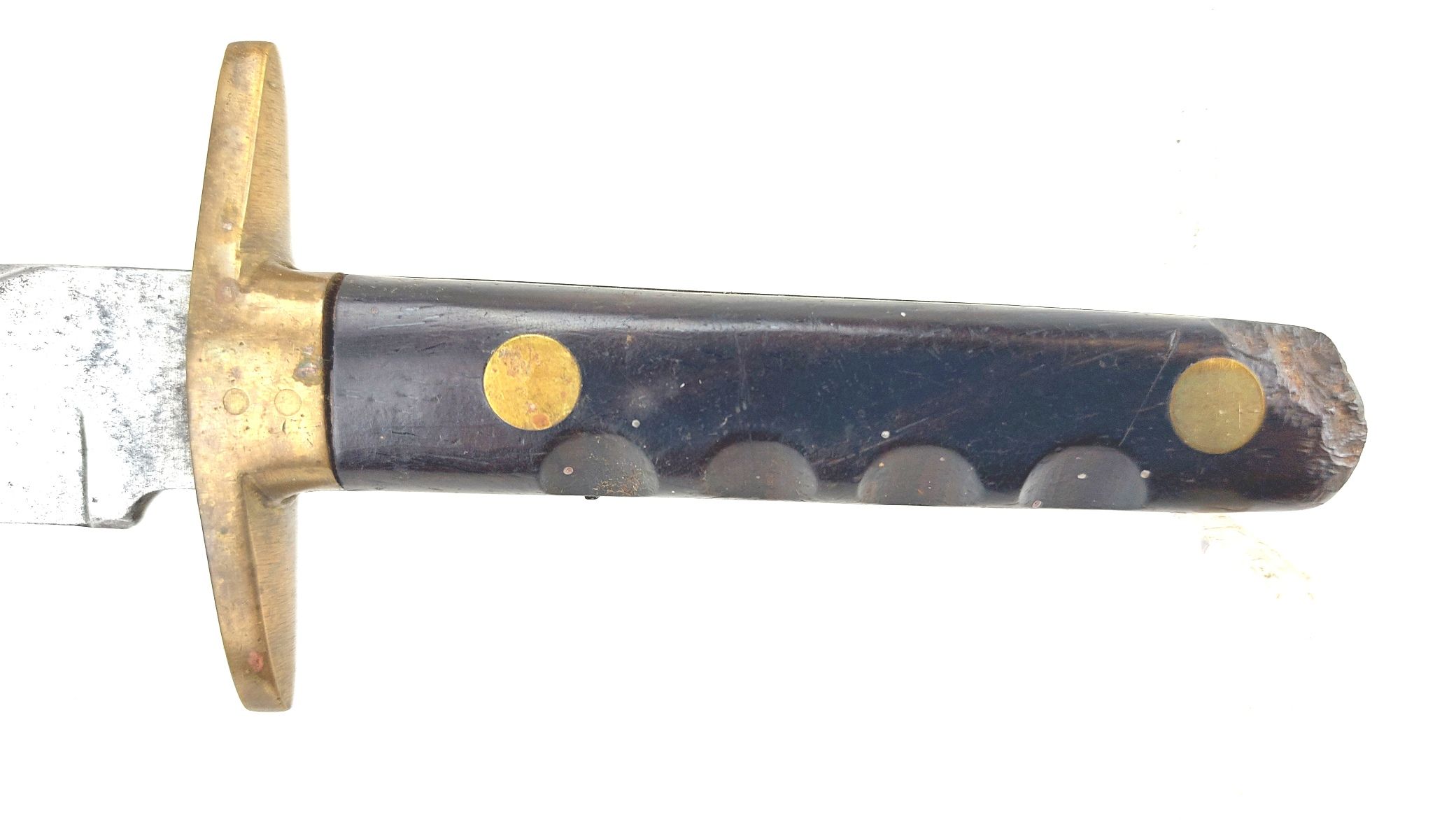British, Mid-20th Century, Sheffield Bowie Hunting–Fighting Knife, with Original Leather Sheath - Image 5