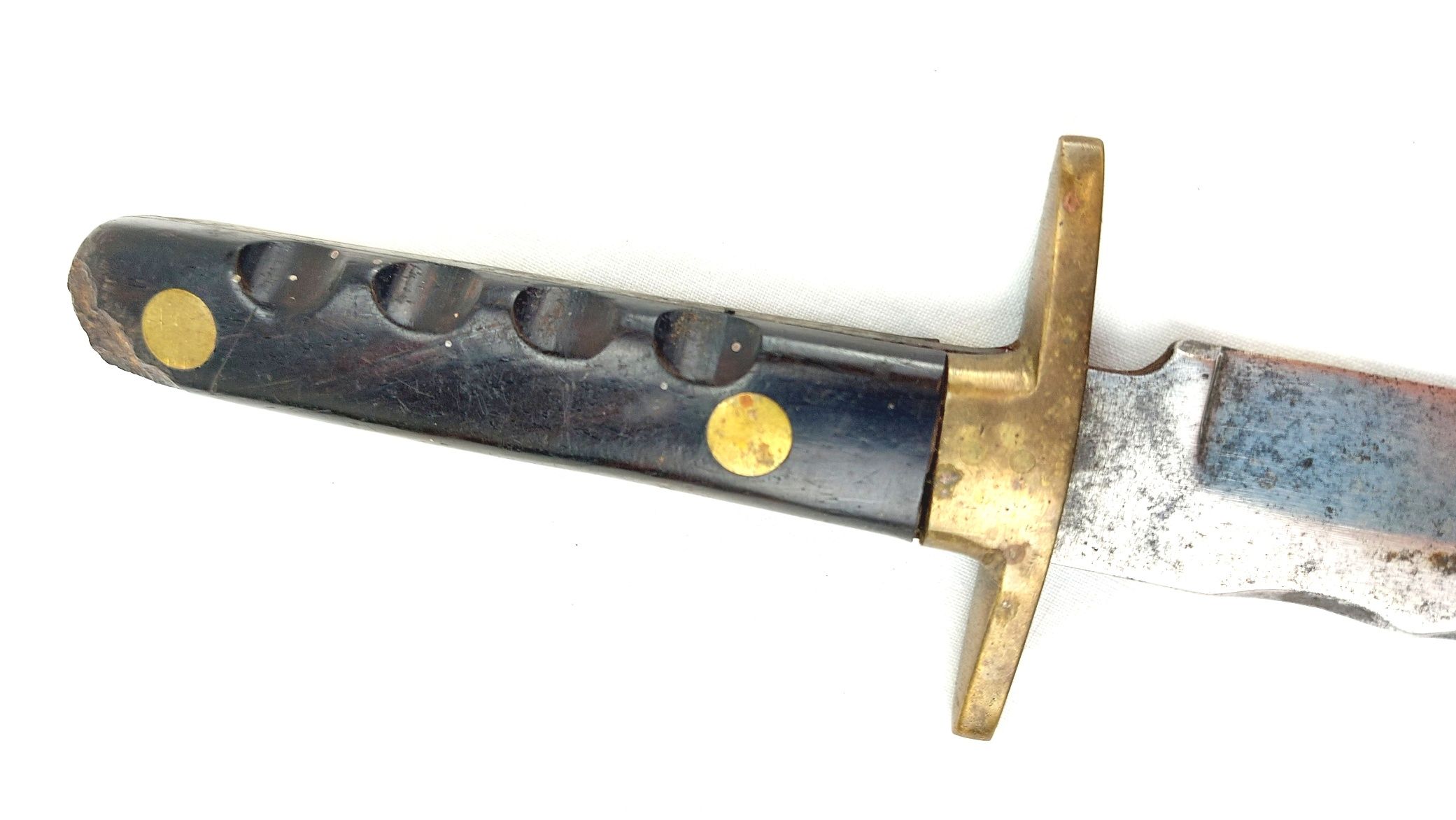 British, Mid-20th Century, Sheffield Bowie Hunting–Fighting Knife, with Original Leather Sheath - Image 7