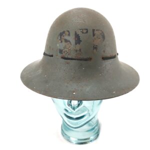 British, WW2, Civil Defence "SFP" Zuckerman Helmet (Grade 2 Civilian Issue)