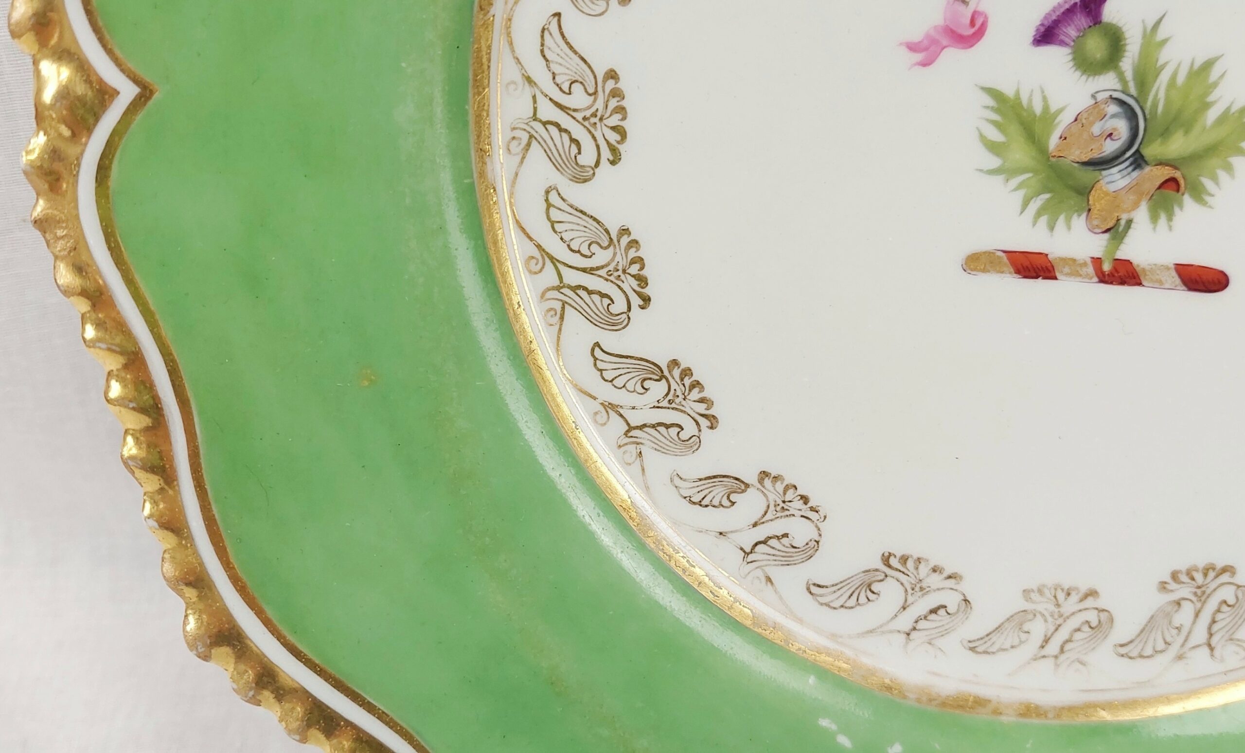 Circa 1805 Worcester Flight Barr Armorial Plate - Image 6