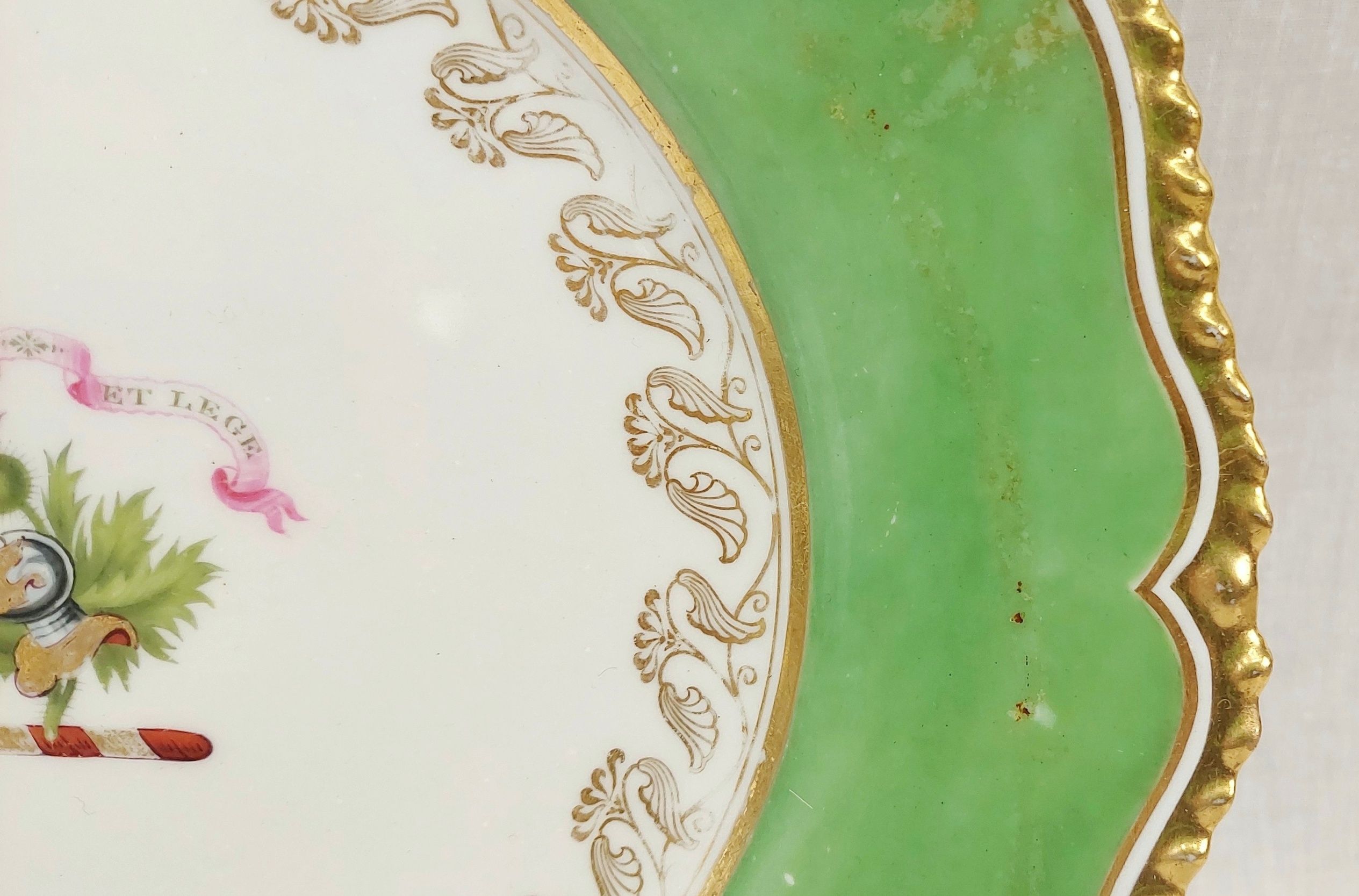 Circa 1805 Worcester Flight Barr Armorial Plate - Image 4