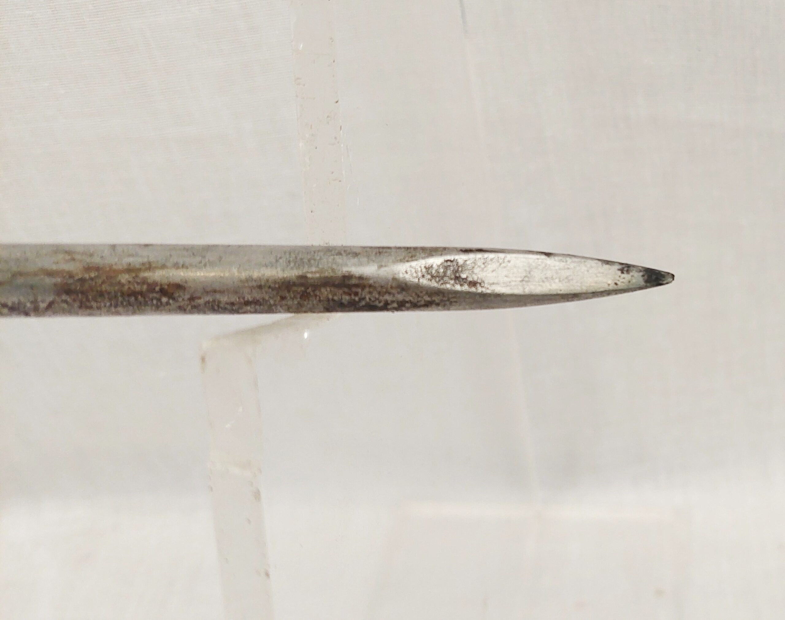 Enfield No 4 Rifle Spike Bayonet And Scabbard - Image 8