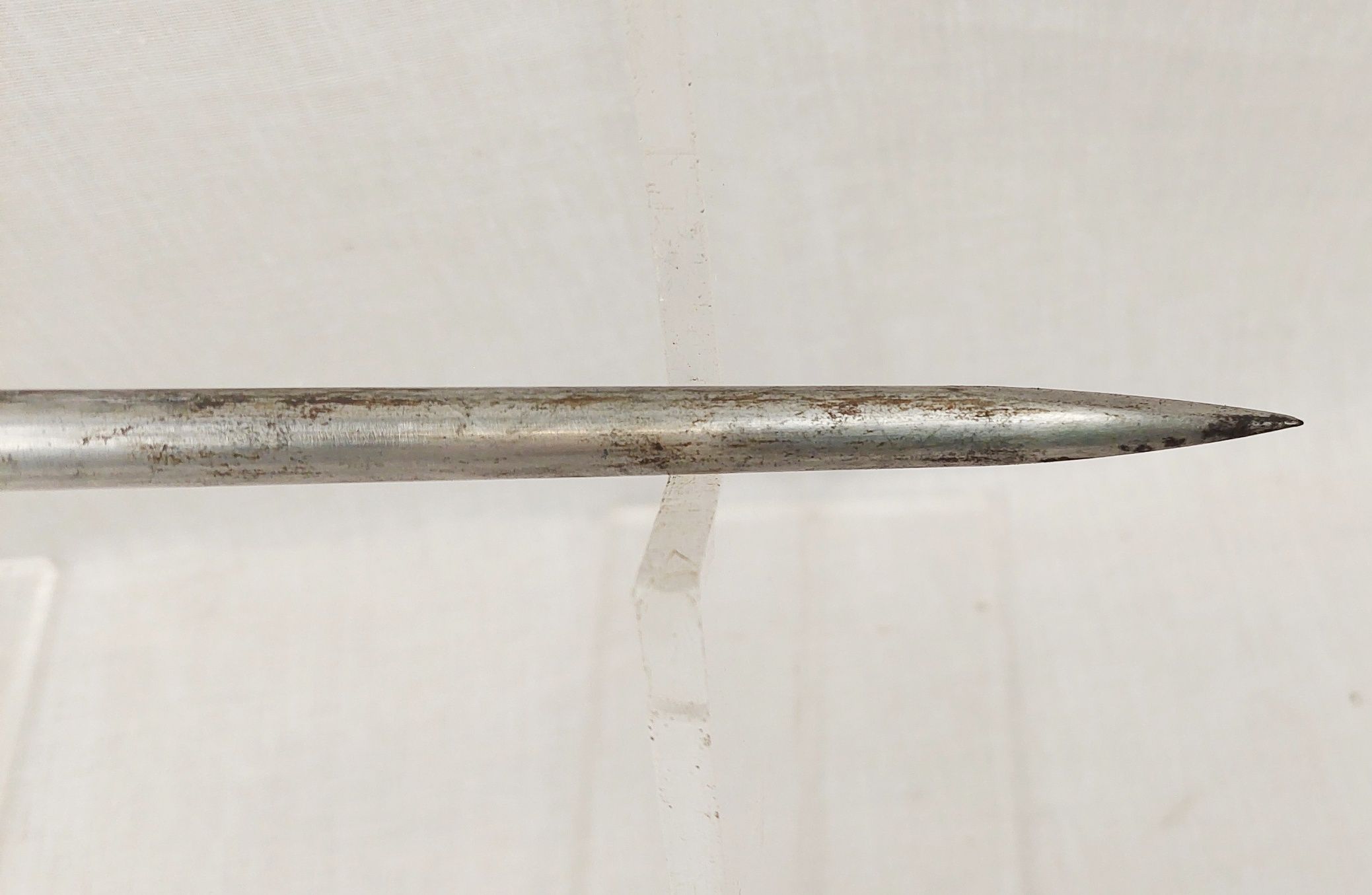 Enfield No 4 Rifle Spike Bayonet And Scabbard - Image 5