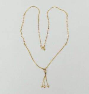 Gold Gilt Sterling Silver Necklace