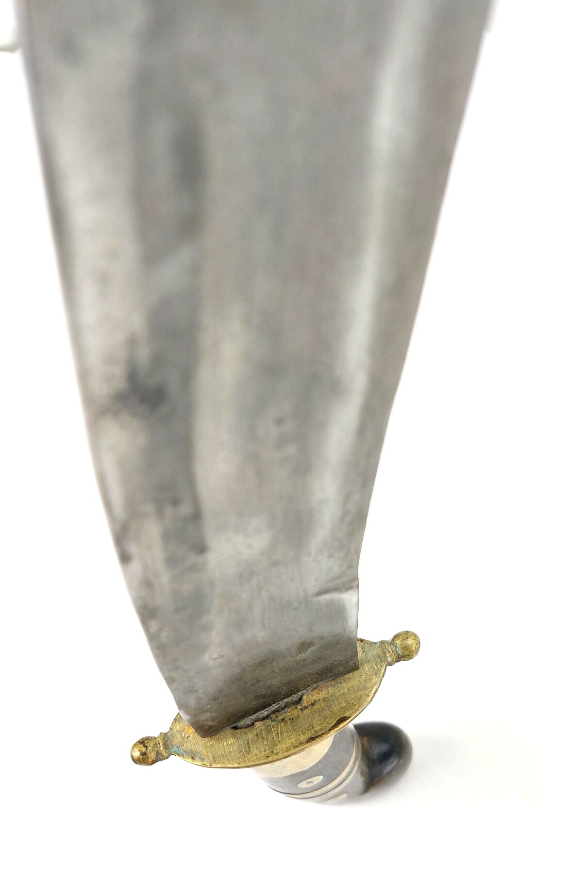 Indian Bowie-Style Fighting Knife – Horn and Brass Hilt, Possibly by The Army Traders, Dehradun - Image 7