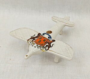 WW1 Carlton Crested China Model of a Monoplane – Aberdeen