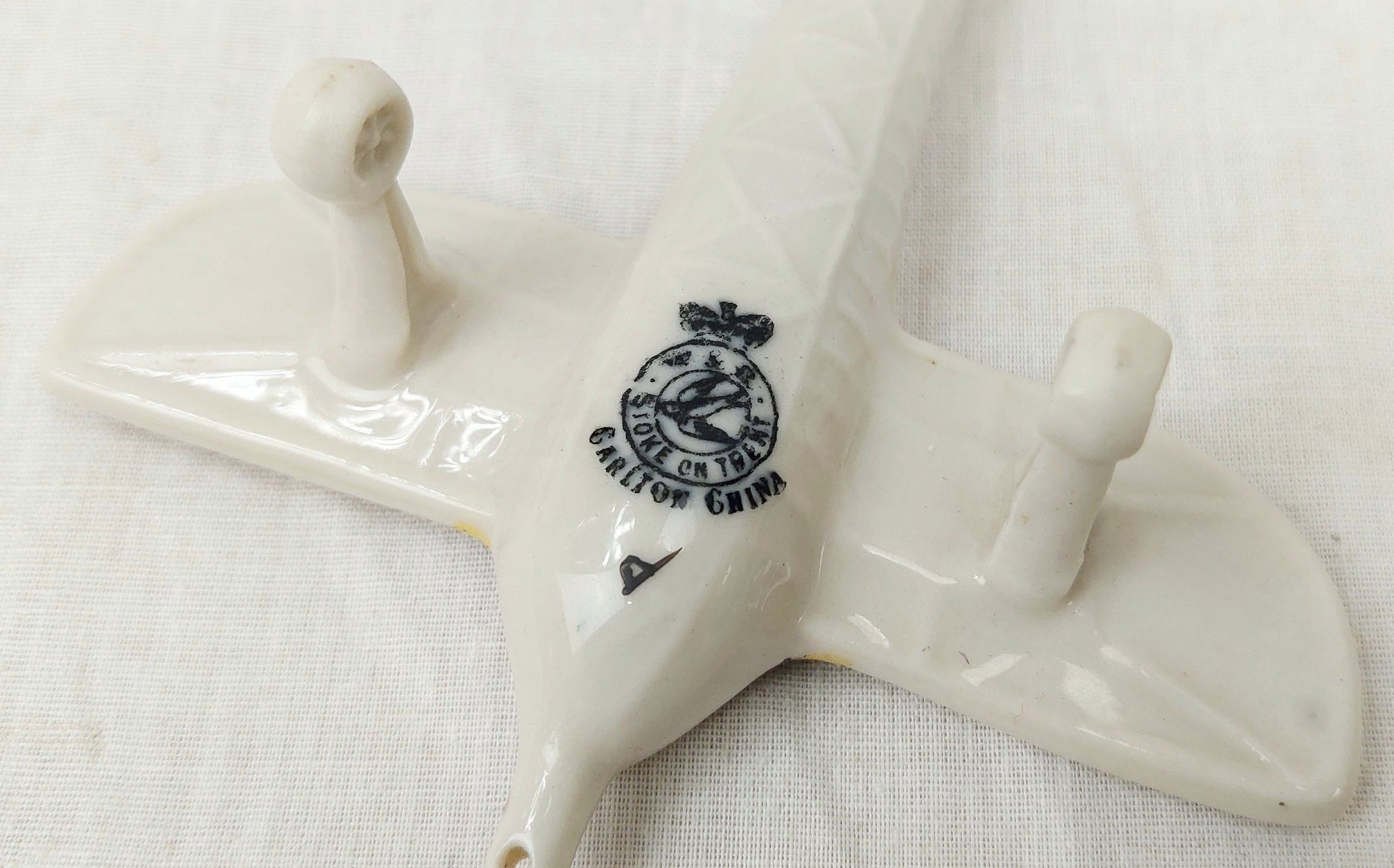 WW1 Carlton Crested China Model of a Monoplane – Aberdeen - Image 6