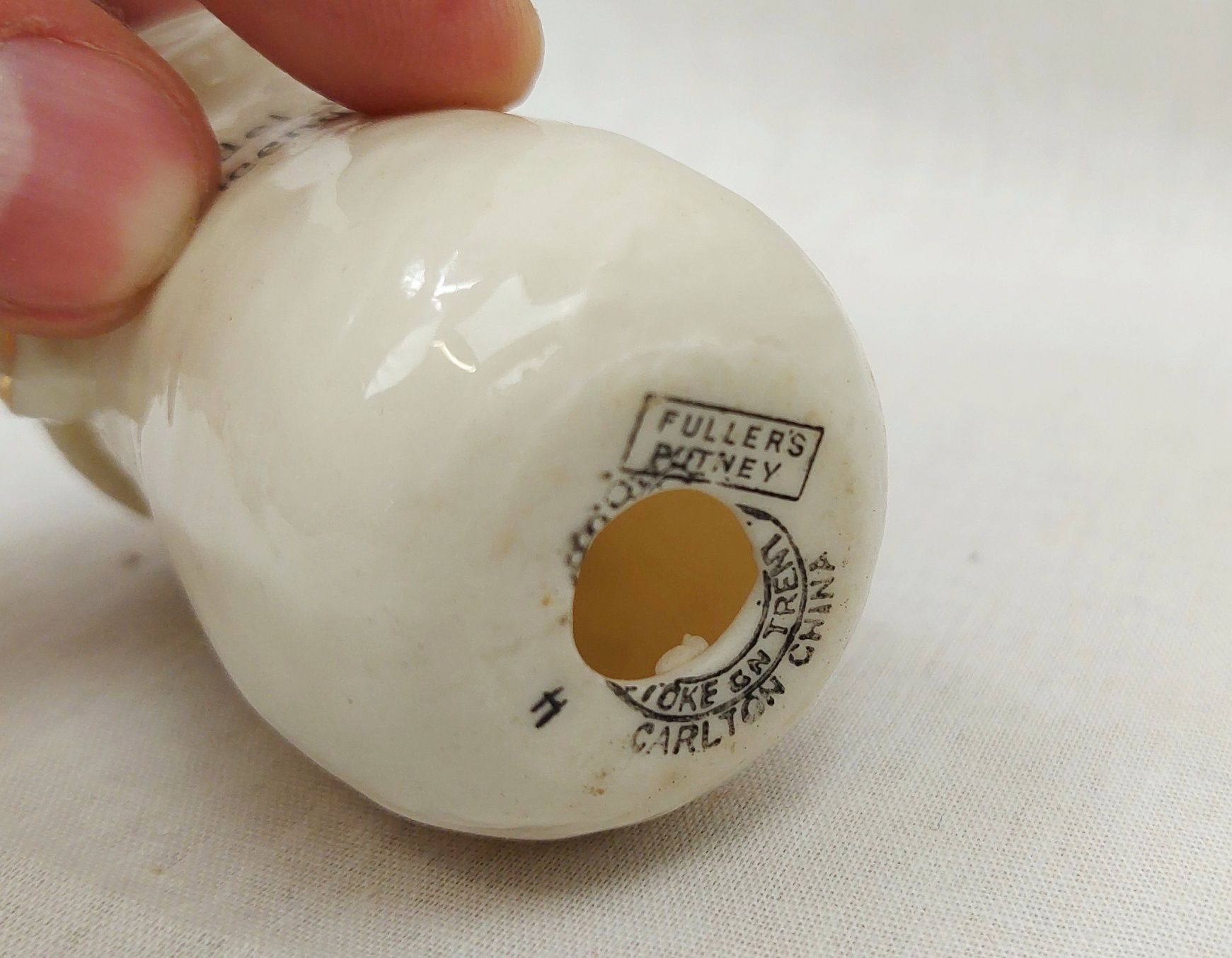 WW1 Carlton Crested China Model of a German Incendiary Bomb - Putney - Image 5