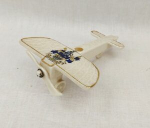 WW1 Carlton Crested China Model of a Monoplane – New Brighton