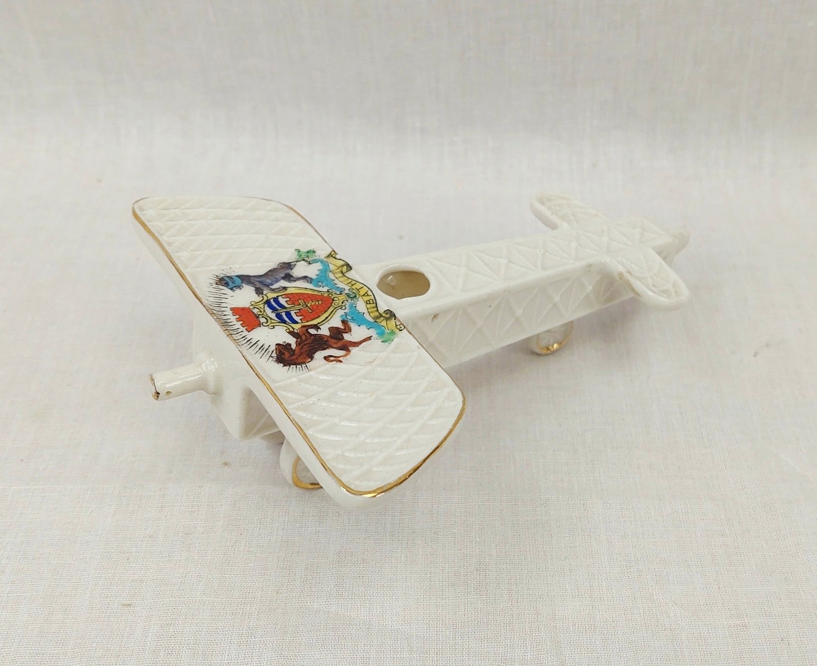 WW1 Arcadian Crested China Model of a Monoplane – Bath