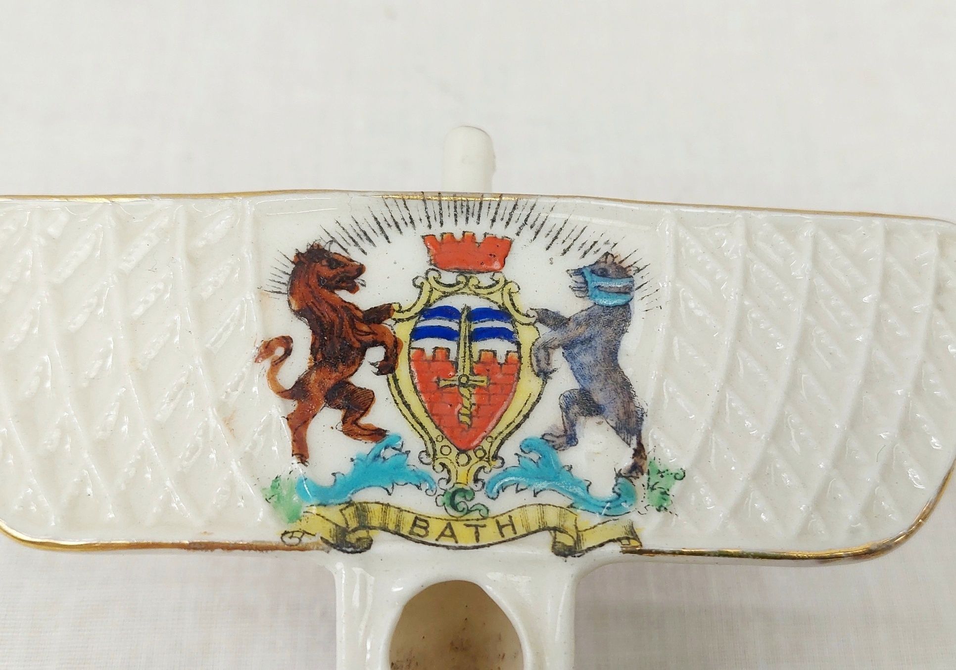 WW1 Arcadian Crested China Model of a Monoplane – Bath - Image 3