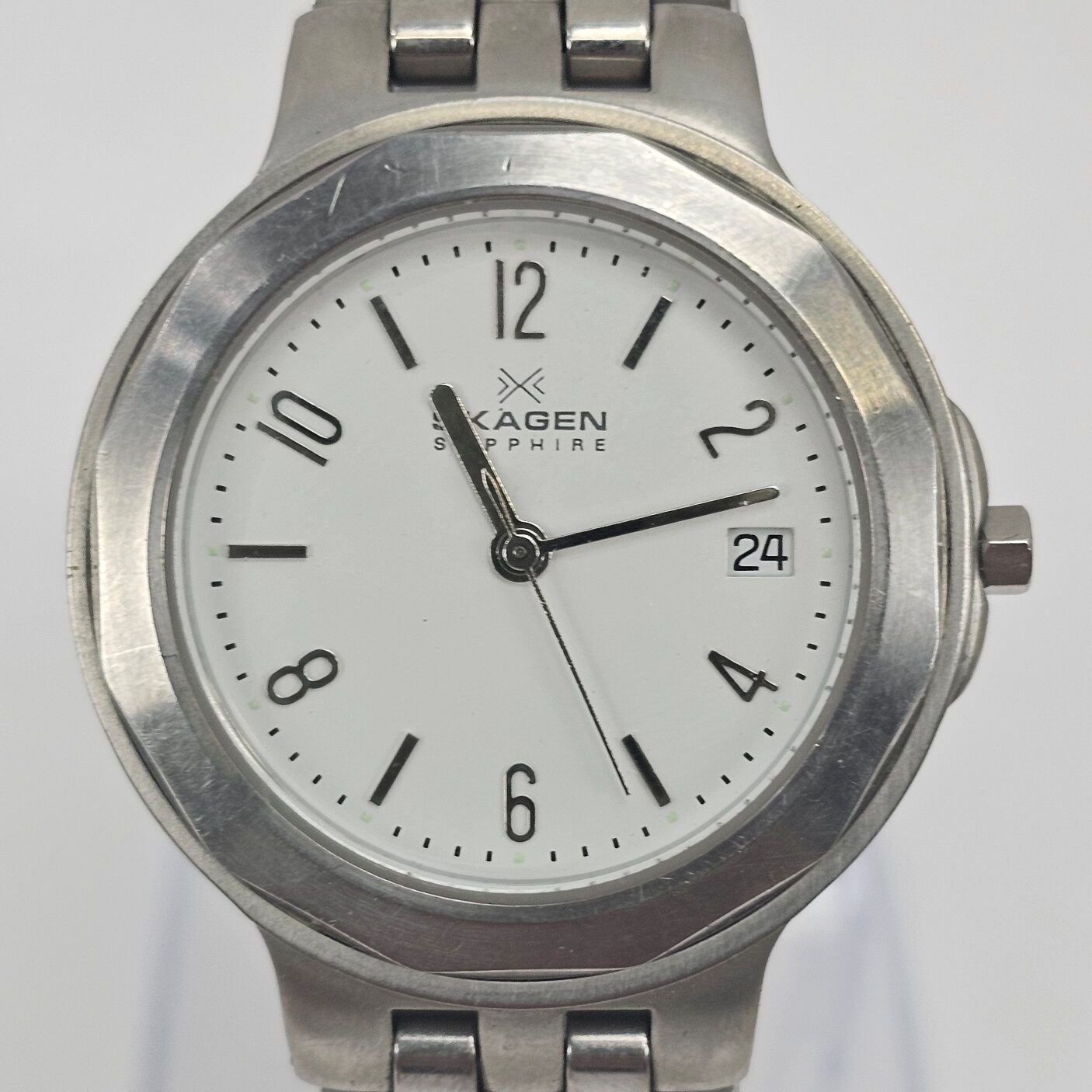 Ladies Quartz Skagen Sapphire Crystal Stainless Steel Watch - Image 7