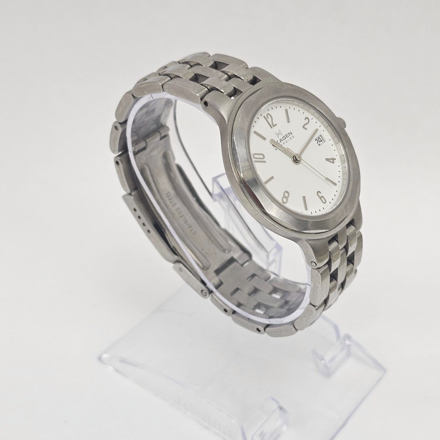 Ladies Quartz Skagen Sapphire Crystal Stainless Steel Watch - Image 2