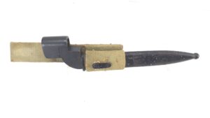 Rare, South African, c1960s, No.9 Socket Bayonet with M1 Scabbard & Web Frog – ARMSCOR