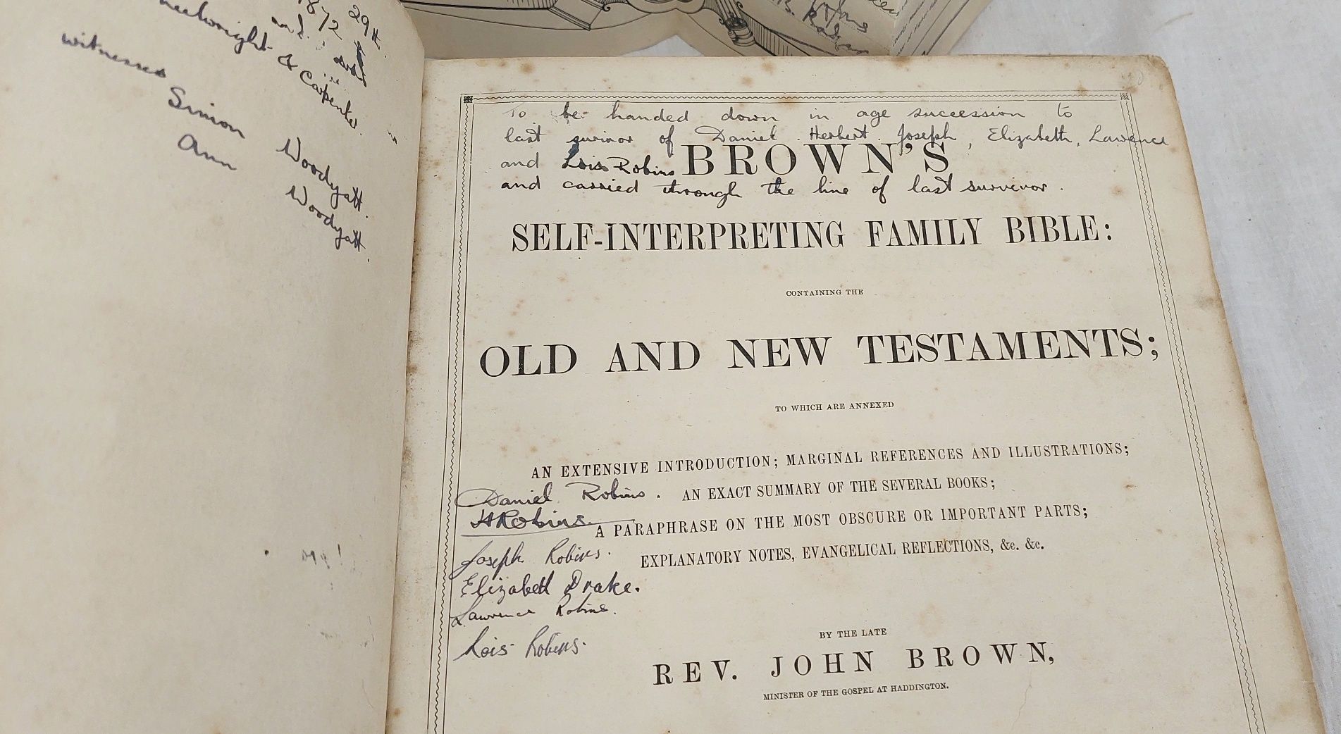 Victorian Reverend John Brown Bible - Image 11