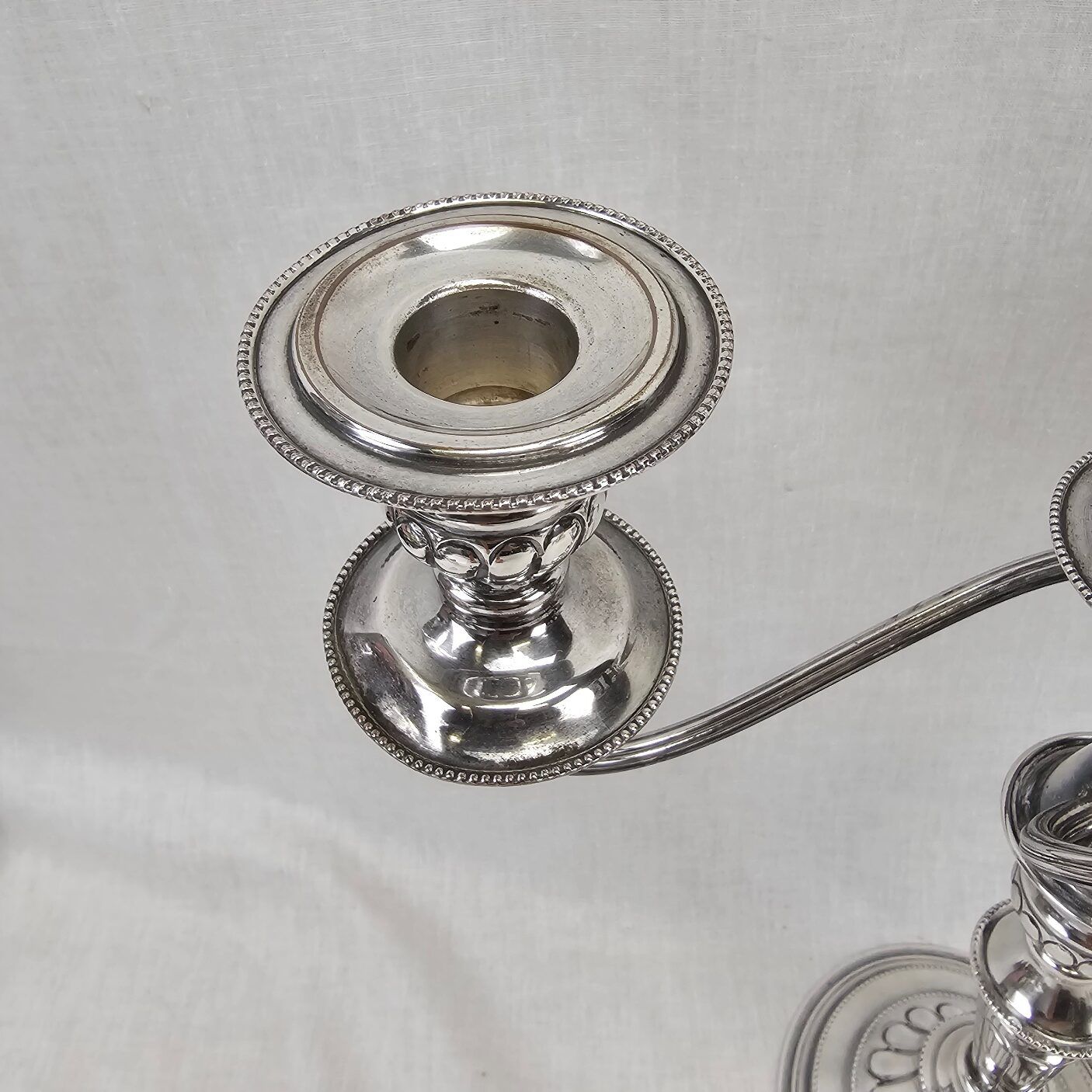 Vintage Whitby Plate Of London Silver Plate 3 Branch Candelabra - Image 5