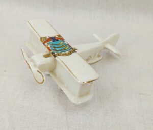 WW1 Arcadian Crested China Model of a Biplane – Stanhope