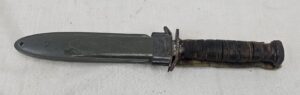 WW2 US M3 Fighting Knife In US M8A1 Scabbard