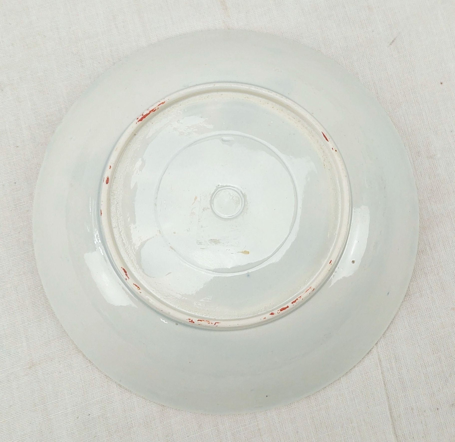 c1775 Worcester Porcelain Saucer - Image 6