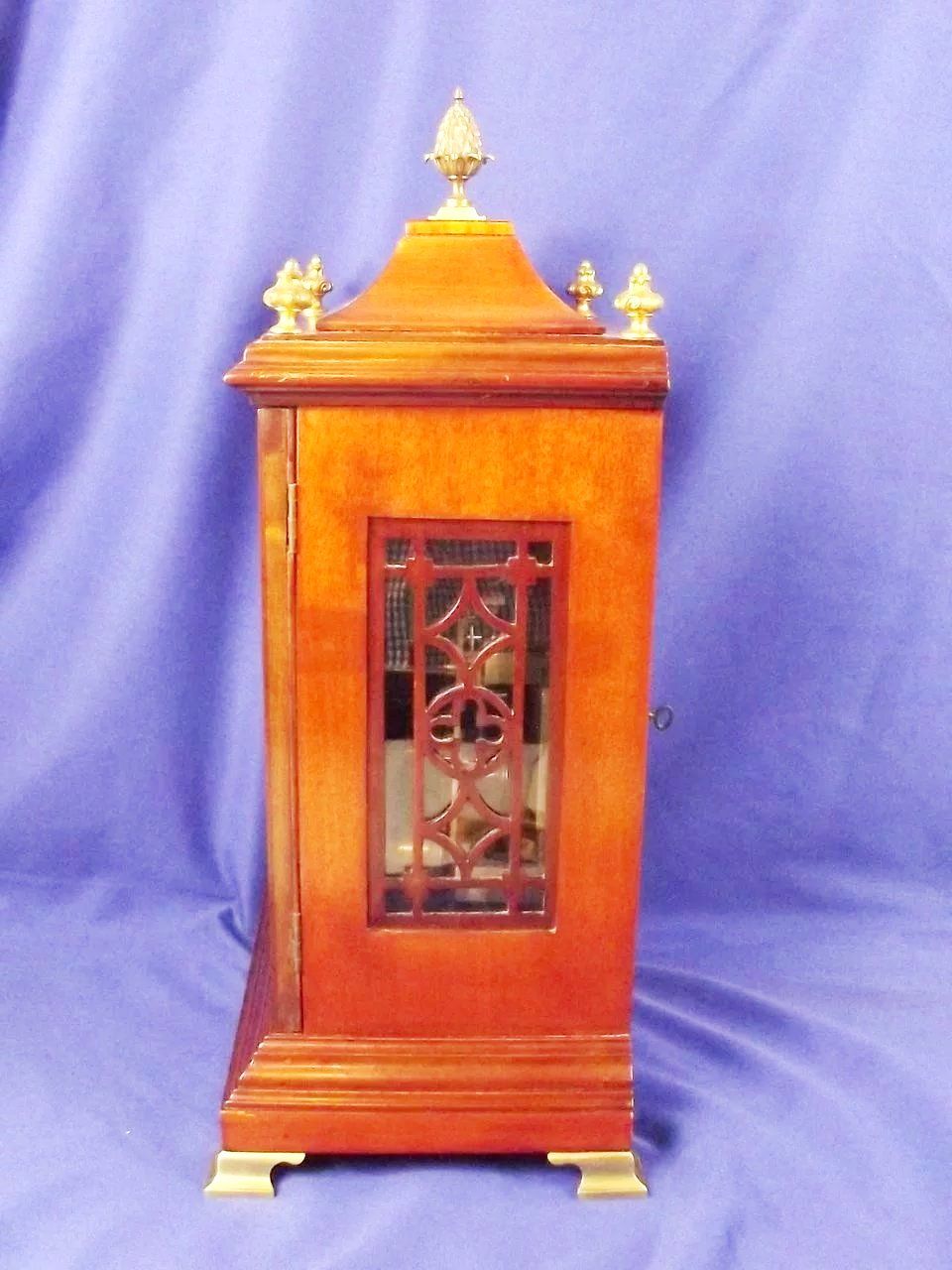 c1800 Fine Quality Parquetry Striking Bracket Clock - Image 5